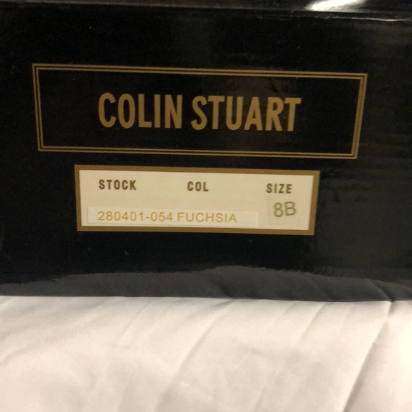 Colin Stuart Fuchsia suede high heels - Picture 5 of 5